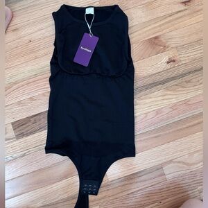 NWT Heyshape Black sleeveless Bodysuit